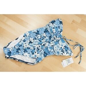 Michael Kors Cherry Summer Flower Keyhole Swimsuit